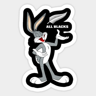 all black Sticker